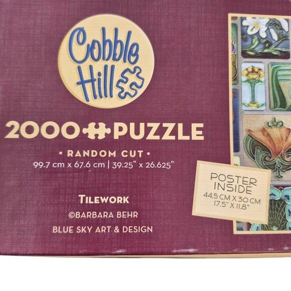 Cobble Hill Tile Work 2000 pc Jigsaw Puzzle - Picture 5 of 8